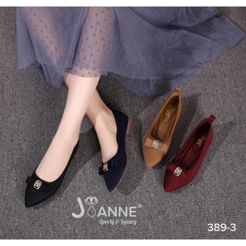 JOANNE SEPATU WANITA FLATS SHOES #389-3 ORIGINAL