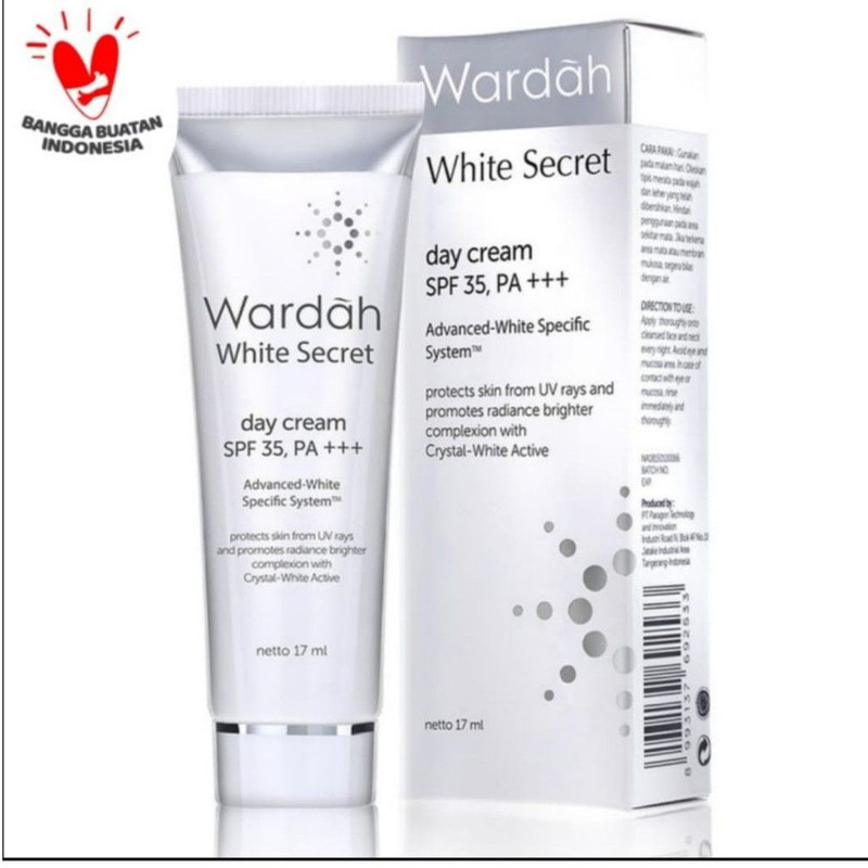 Wardah Crystal Secret Day Cream  / Day Gel  15 Ml