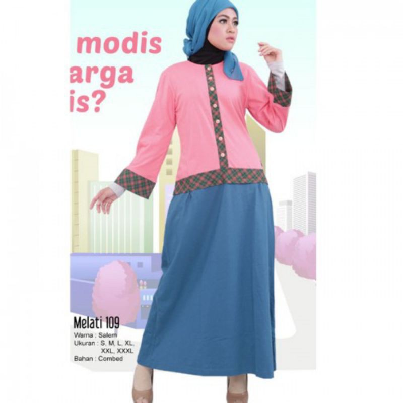 Qirani,Gamisbusui murah,gamis Q109 salem promo