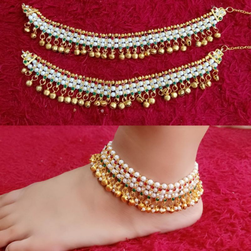 Gelang kaki india/perhiasan india/aksesoris india