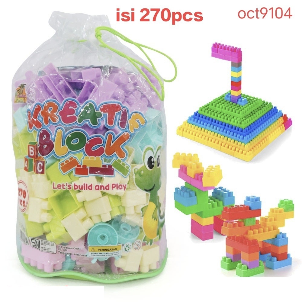 BLOCK KREATIF ISI 270 PCS / OCT 9104