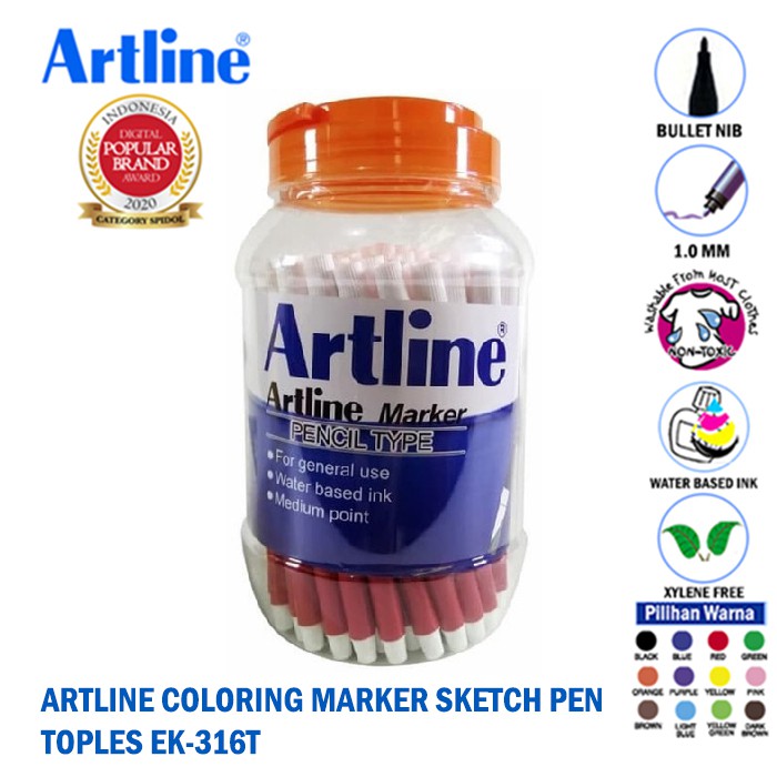 

ARTLINE MARKER EK-316T+TOPLES