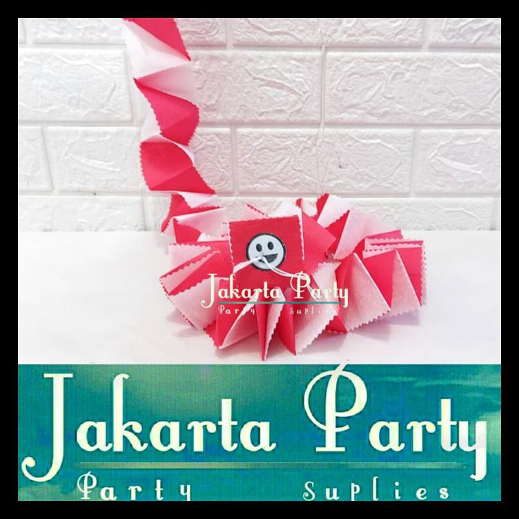 

Kertas Krep Zig Zag Merah Putih / Hiasan Hut Ri / Dekorasi 17 Agustus Bermutu