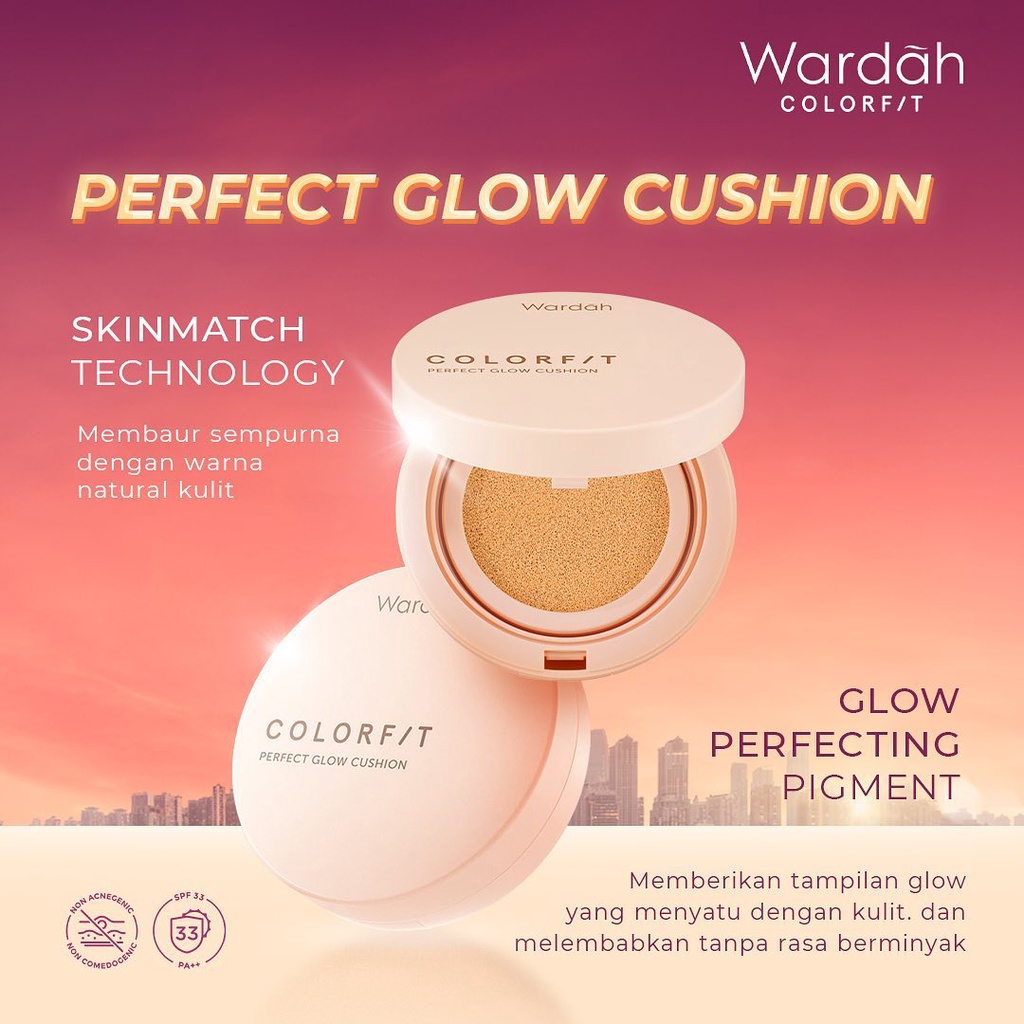 Wardah Colorfit Perfect Glow Cushion
