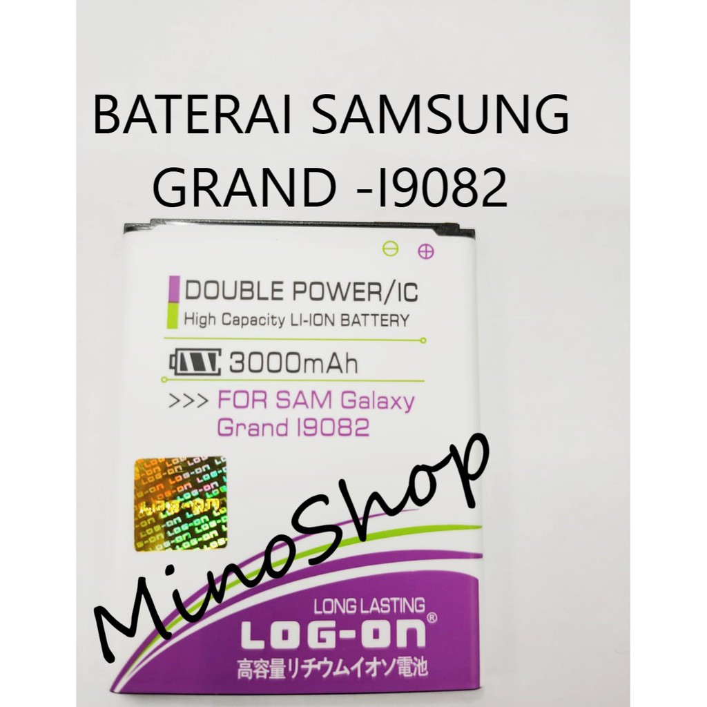 BATERAI SAMSUNG GALAXY GRAND DUOS GT-i9082 -DOUBLE POWER MERK LOG ON ORIGINAL
