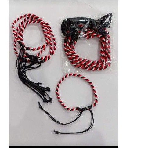 Gelang Batak bonang manalu warna merah putih hitam asli hand made