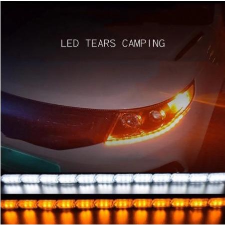 Lampu Crystal LED DRL FLEXIBLE SMD Alis Mobil / Motor DRL Terbaru 12v