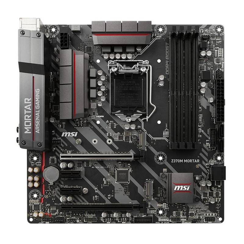 PREORDER MSI Z370M MORTAR LGA 1151 Intel Z370 Z370M Gaming PC Motherboard DDR4 64GB PCI-E 3.0 M.2 US