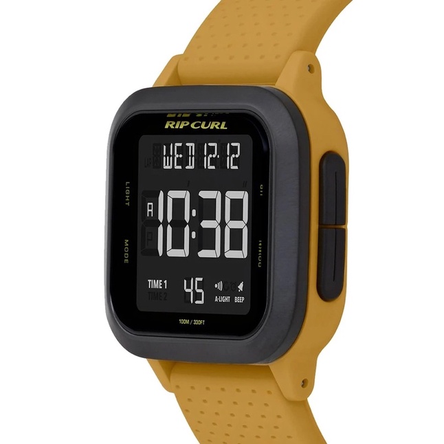 Jam tangan ripcurl next digital black yellow