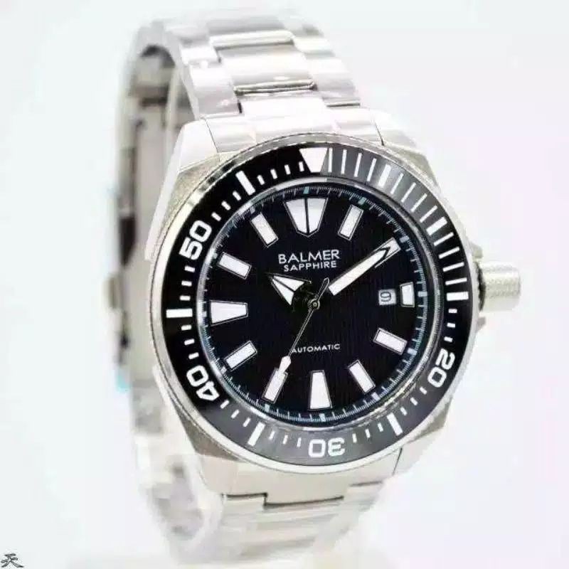 JAM TANGAN PRIA BALMER ORIGINAL AUTOMATIC B.7989 SAPPHIRE