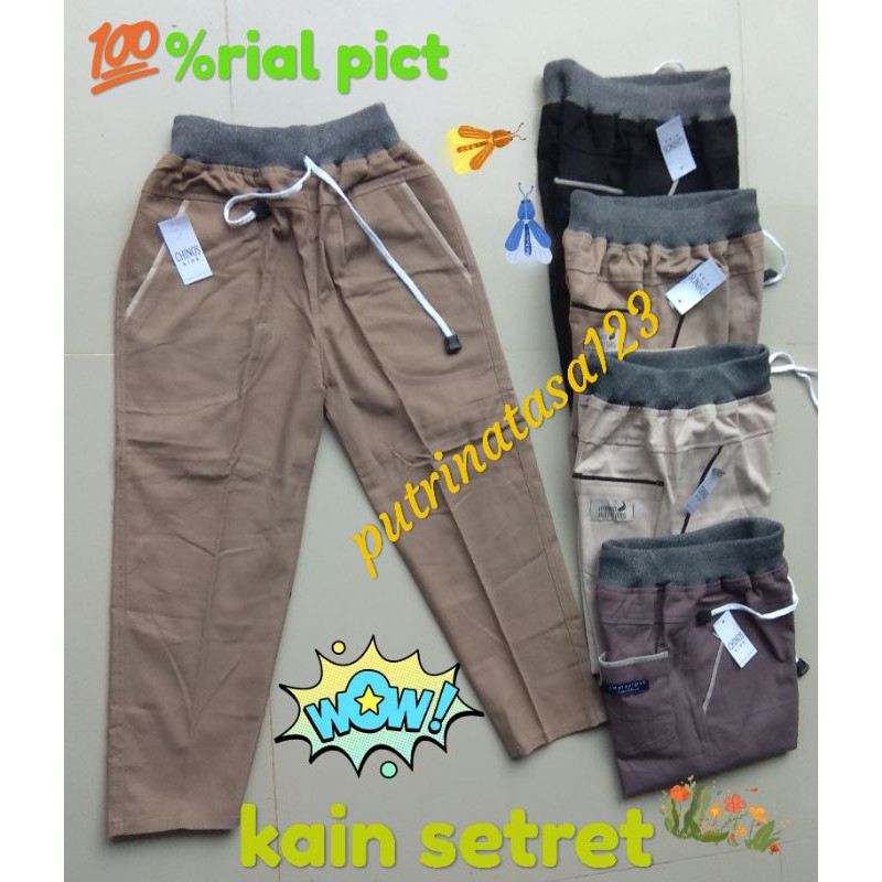celana  chinos panjang anak  rip 7-10 TAHUN