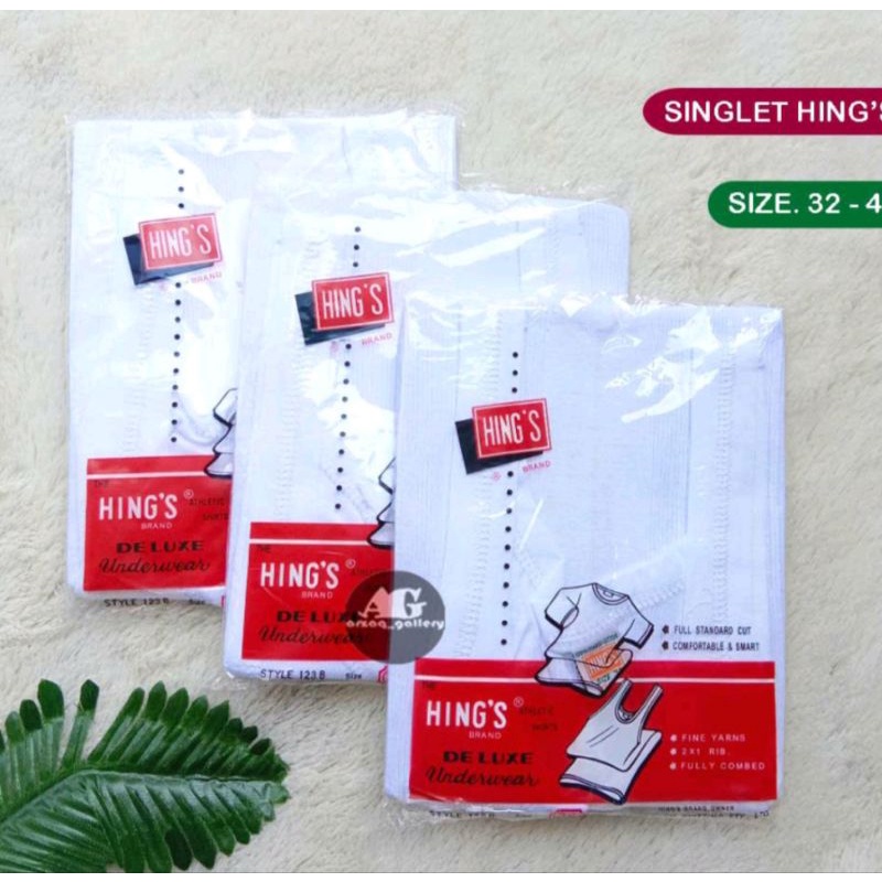 SINGLET HING'S / HING'S POLOS / SIZE 34 36 38 40 42