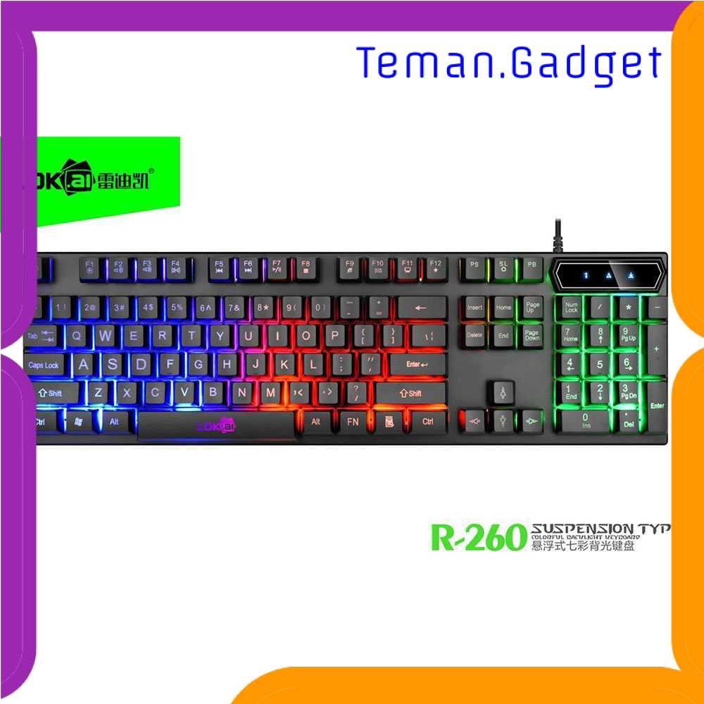 TG-BA LDKAI Gaming Keyboard RGB LED - R260