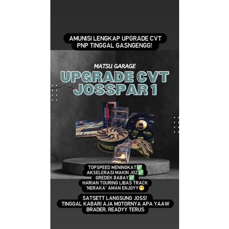 Paket Upgrade CVT PCX 160 Josspar 1