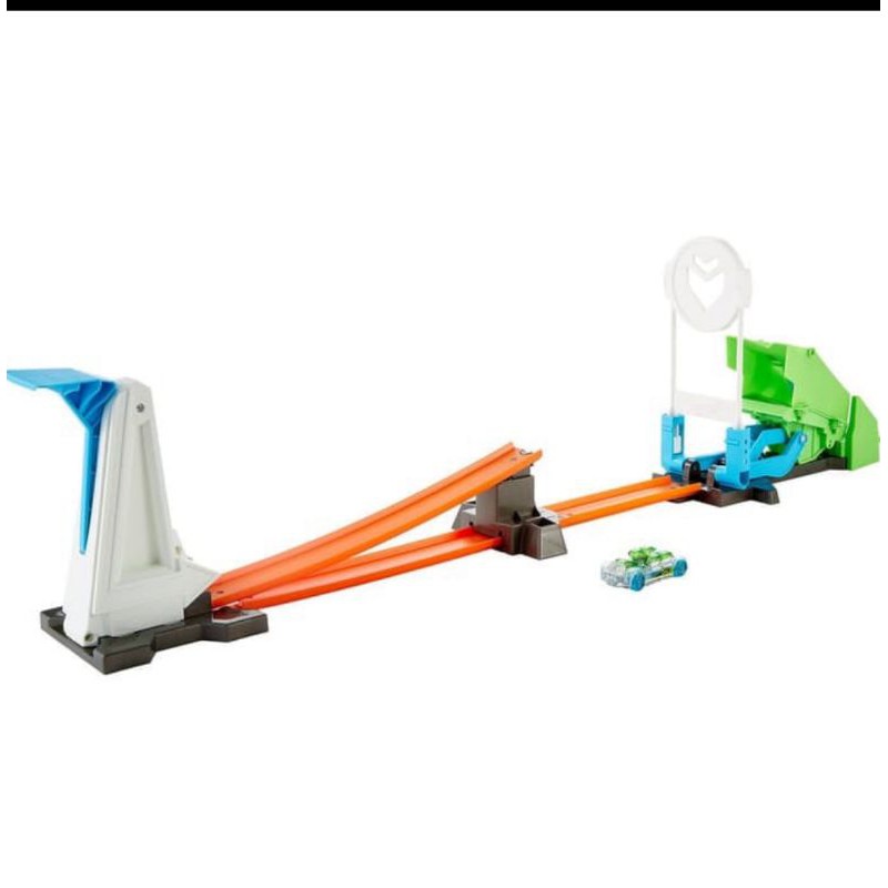 Mainan Hot Wheels Track Builder Hammer Drop Challenge