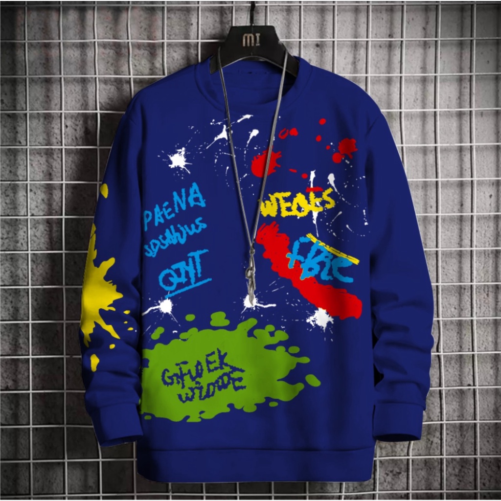 Sweater Grafiti PAENA Babyterry UK M L - Flava_Store