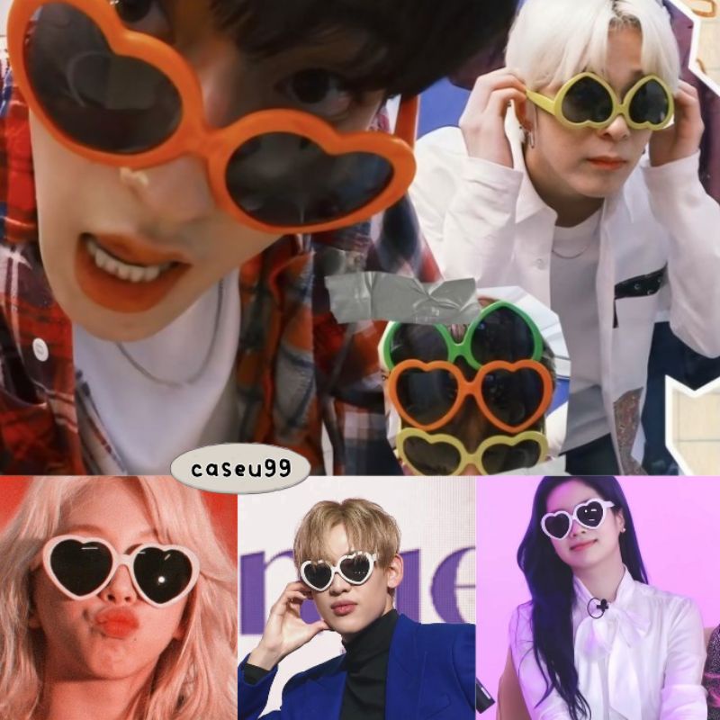 kacamata model hati ulang tahun lucu/ party love sunglasses cewek cowok anak anak