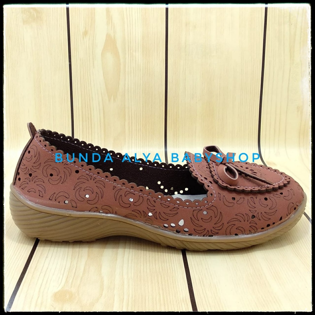 Sepatu Kerja Wanita COKLAT Size 37 - 40 - Sepatu Kerja Wanita Sepatu Wanita Formal Sepatu Slip On SALE