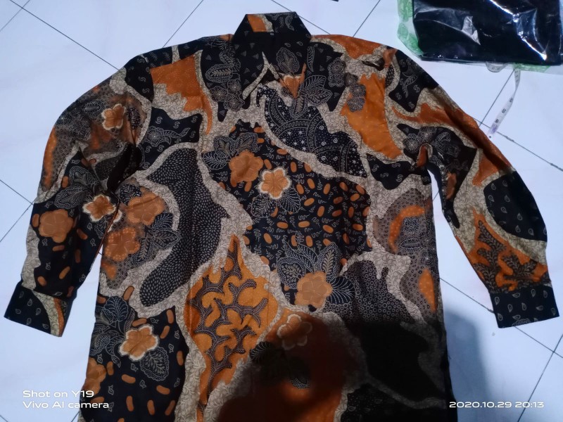 Atasan Kemeja Panjang|batik Print|batik Puring|pakaian Pria Panjang|baju Distro Pria Murah