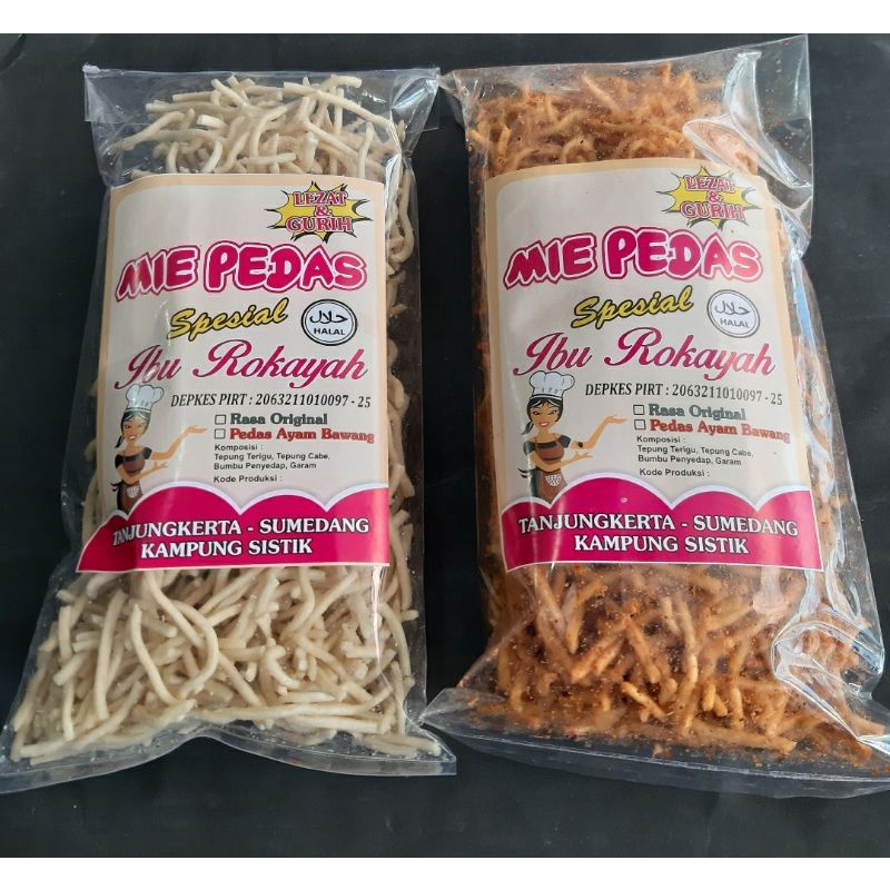 

Sistik mie Rokayah 260gr/Mie pedas / Mie kering Rokayah