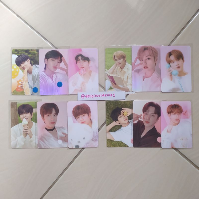 Stray Kids PHOTOCARD PC Nacific R1 R3 R4 Pink Holo Lenticular LEE KNOW CHANGBIN SEUNGMIN I.N