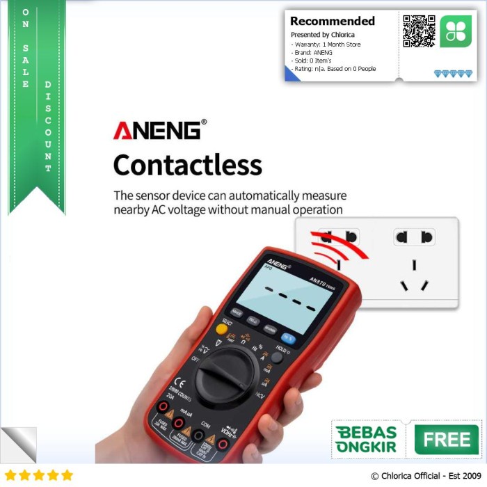 ANENG Digital Multimeter Voltage Tester - AN870