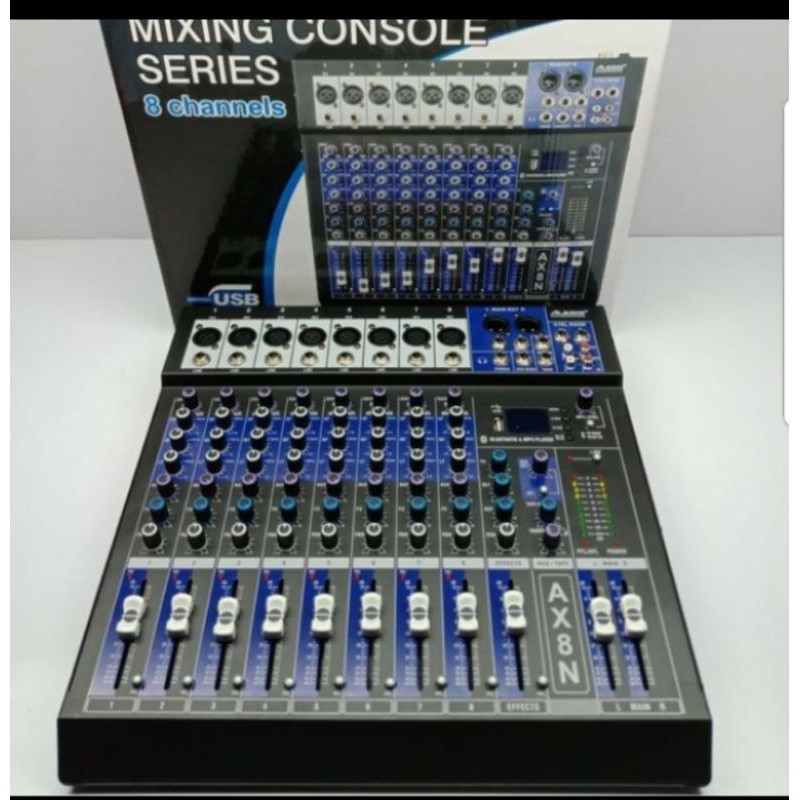 Mixer Alesis AX8N 8chanel usb bluetooth