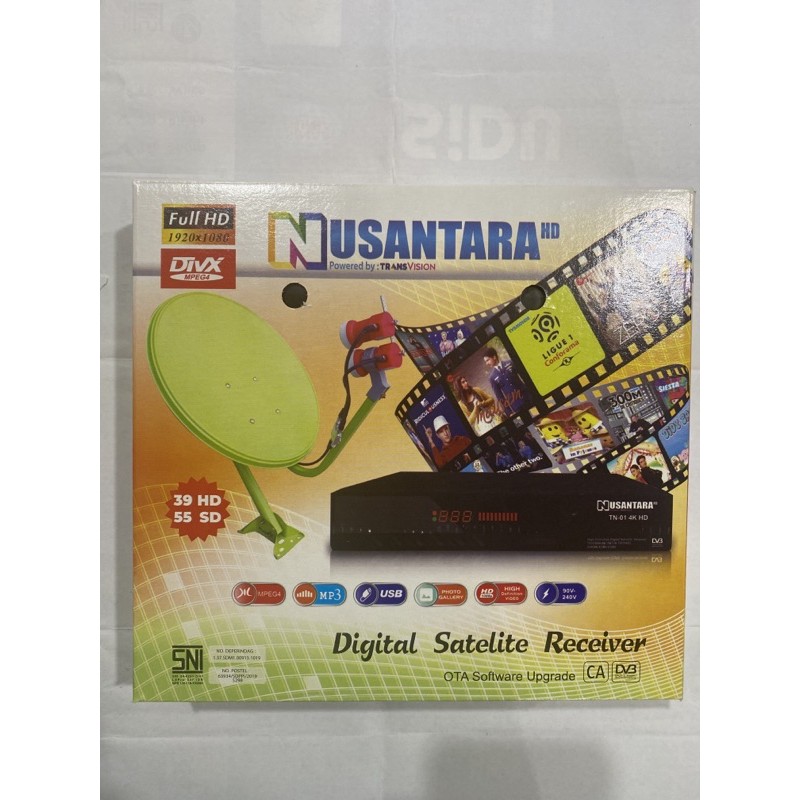 Receiver transvision nusantara hd
