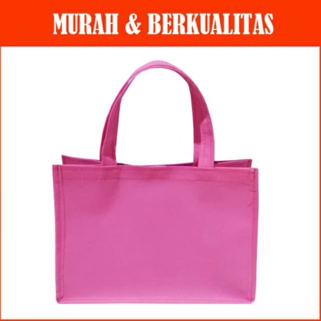 Souvrnir tas ultah mini mouse pink/tas ulang tahun mini mouse-1