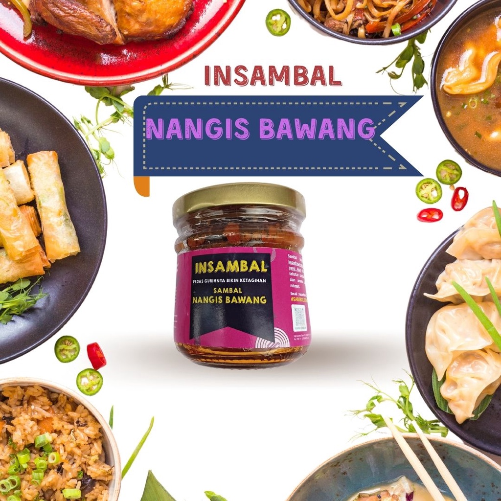 

SAMBAL NANGIS BAWANG/Sambal Bawang/Sambal Lauk/Sambal Serbaguna-INSAMBAL