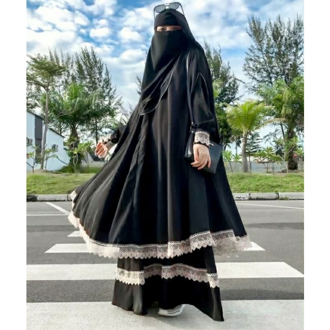 GAMIS SET ALYA FREE CADAR