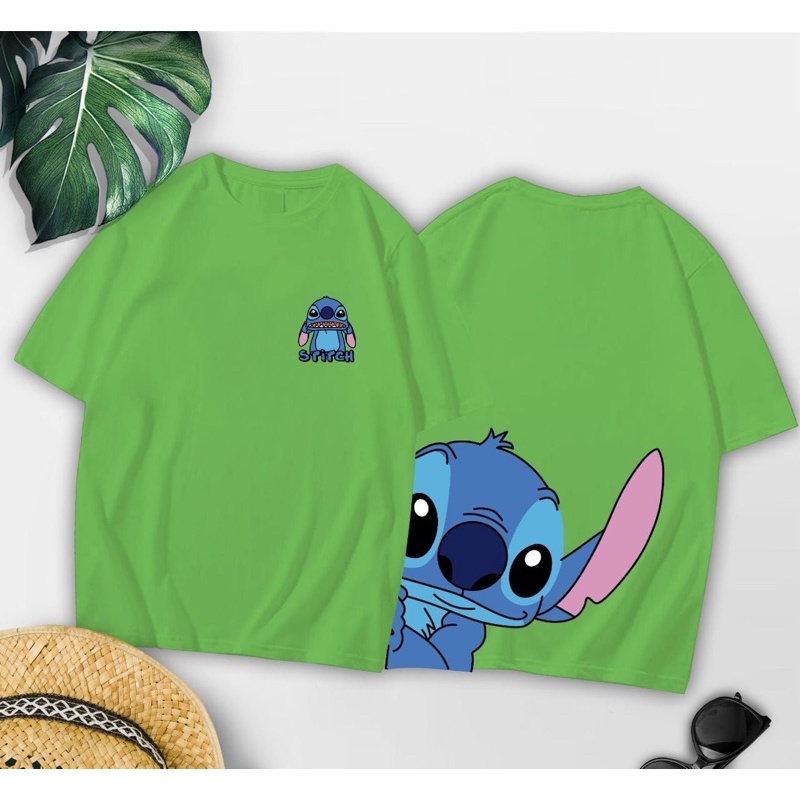 Baju kaos oversize xl tee tshirt cewe wanita dewasa remaja abg motif terbaru-Stitch