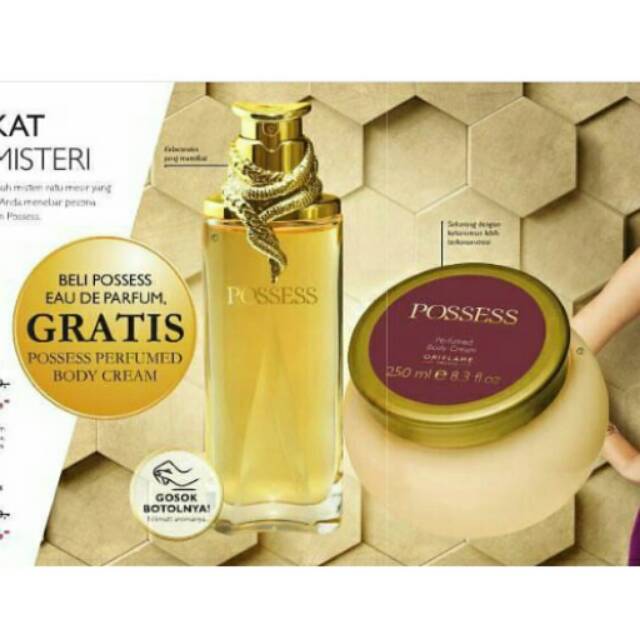 Parfum Oriflame Possess EDP GRATIS BODY CREAM
