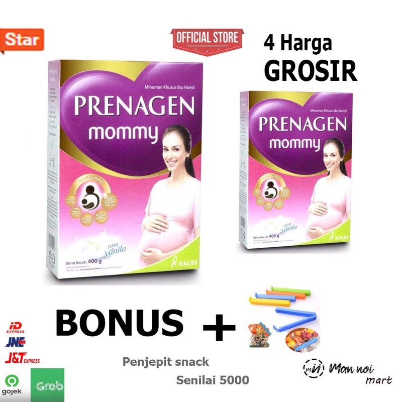 

Prenagen Mommy vanila 400 gr. Susu.Man Noi. Tangerang