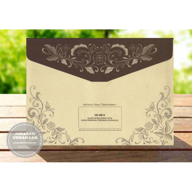 Blanko Undangan/ Undangan Pernikahan/ Undangan Murah Erba HC-9914