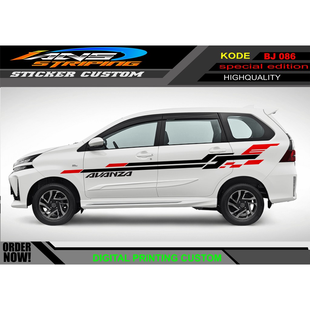 DECAL STIKER MOBIL AVANZA XENIA