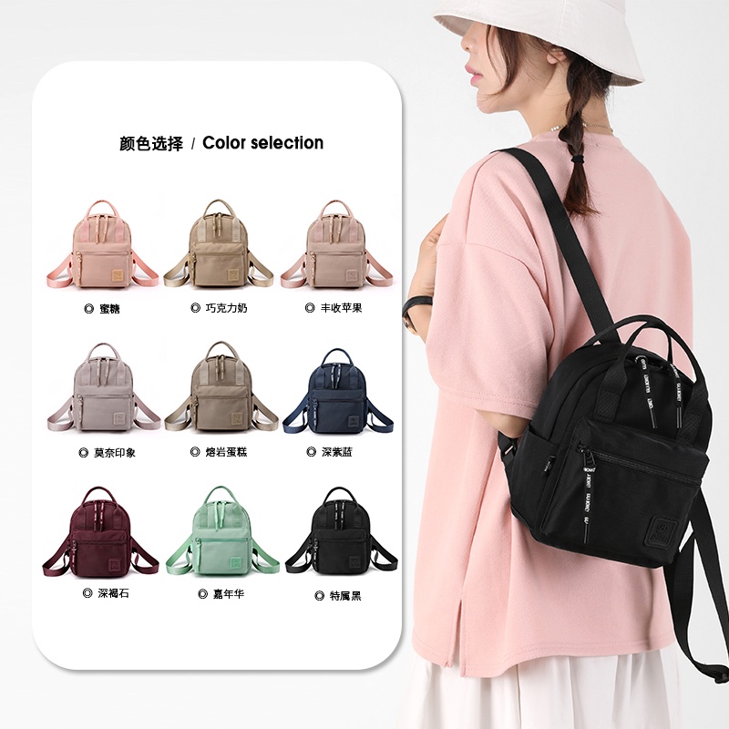 BOBO FASHION -Tas ransel wanita bobo 3072 tas ransel nilon waterproof-2