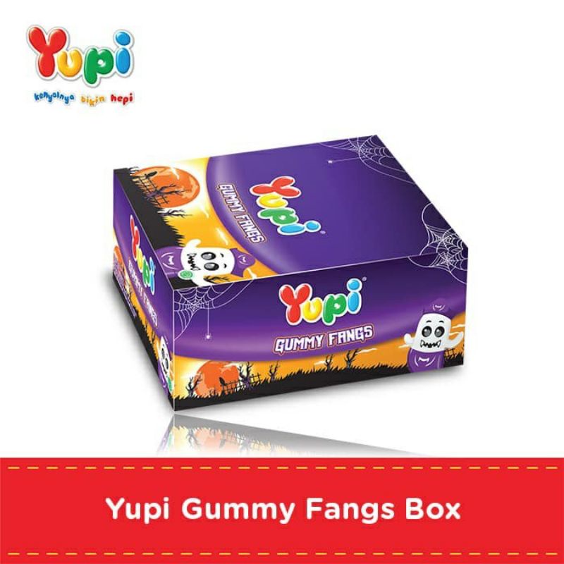 

permen yupi GUMMY FANGS 1 BOX isi 24 pcs