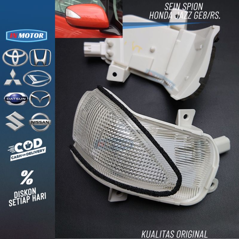 lampu sein spion jazz GE8 RS KANAN KIRI lampu spion jazz RS lampu spion jazz ge8 lampu spion Honda