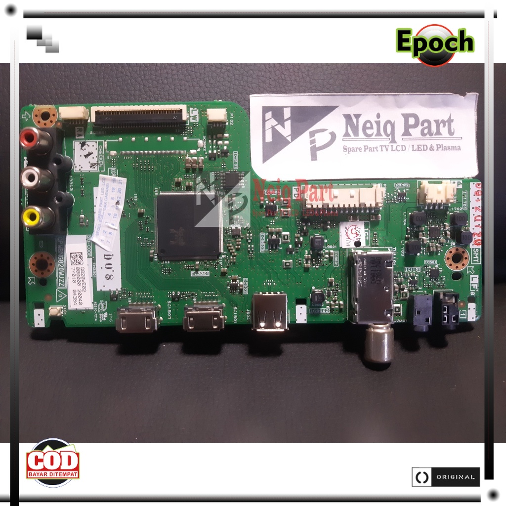 Mb Mobo Mainboard TV Sharp LC 32SA4102I - Mpeg Micom Modul PCB Motherboard Model Tipe TV Sharp 32SA4