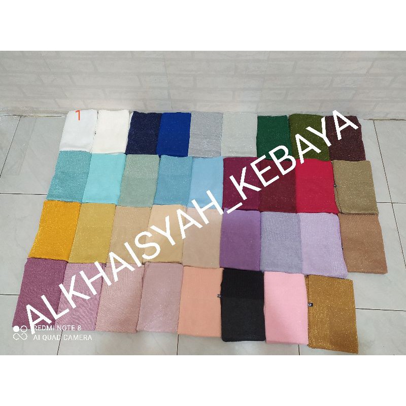 PASHMINA RAJUT GLITER / PASHMINA RAJUT PENGANTIN / PASHMINA PREMIUM-1