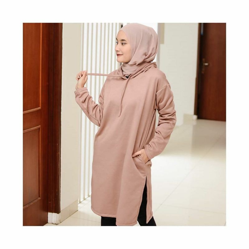 RAHMI LONG || BLAZER HOODIE MUSLIMAH || HOODIE LONG #RL