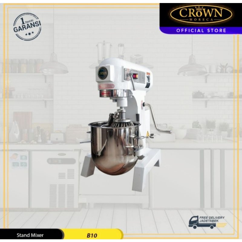 CROWN HORECA B10 Planetary Mixer 10 Liter 450 Watt