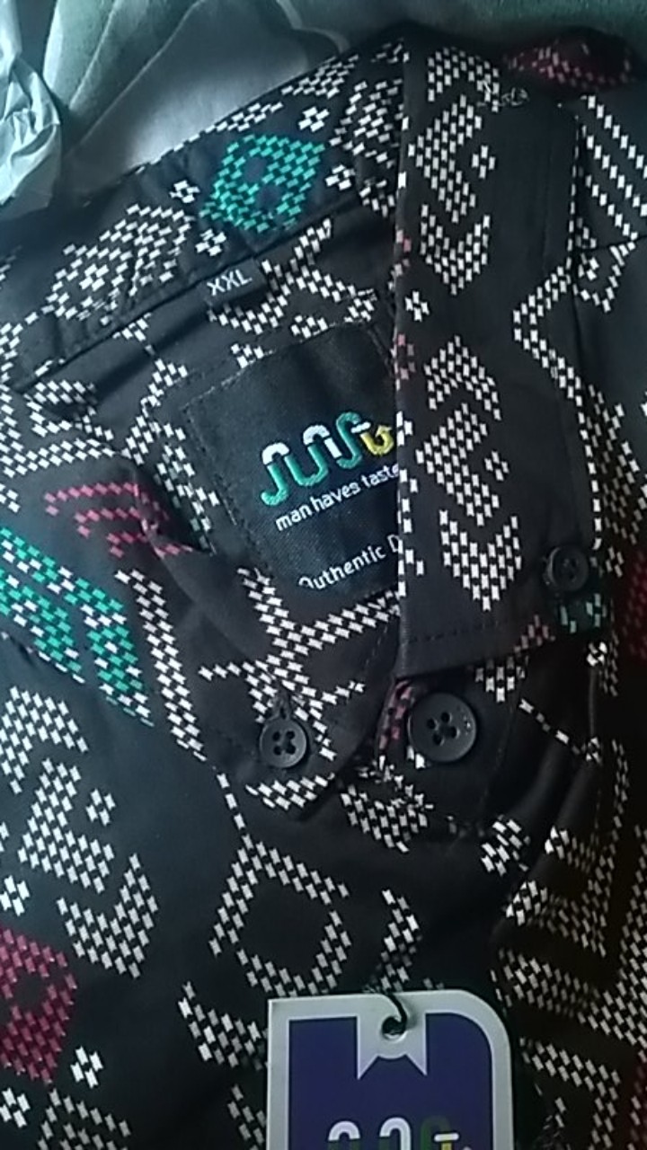 New Kemeja Batik Pria Jumbo Big Size Lengan Pendek Katun Batik Slimfit 3lstore Jez