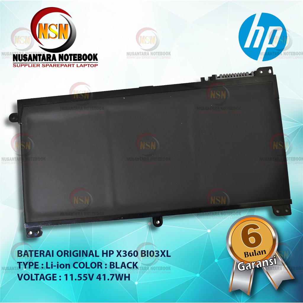 Baterai Original HP Pavilion X360 13-U 13-000 13-U013TU BI03XL Series