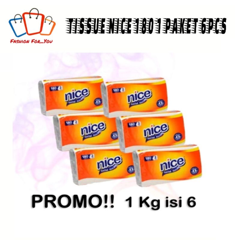 Grosiran 1 Paket 6pcs Tisu Nice 180