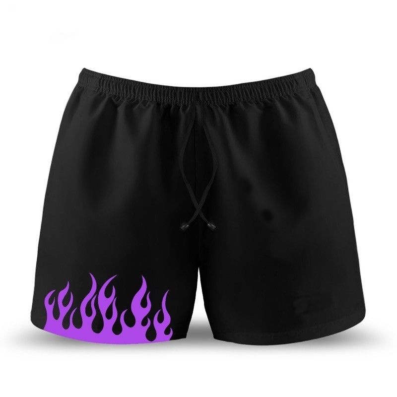 Celana Pendek Fire / Hot Pants Black White Fire