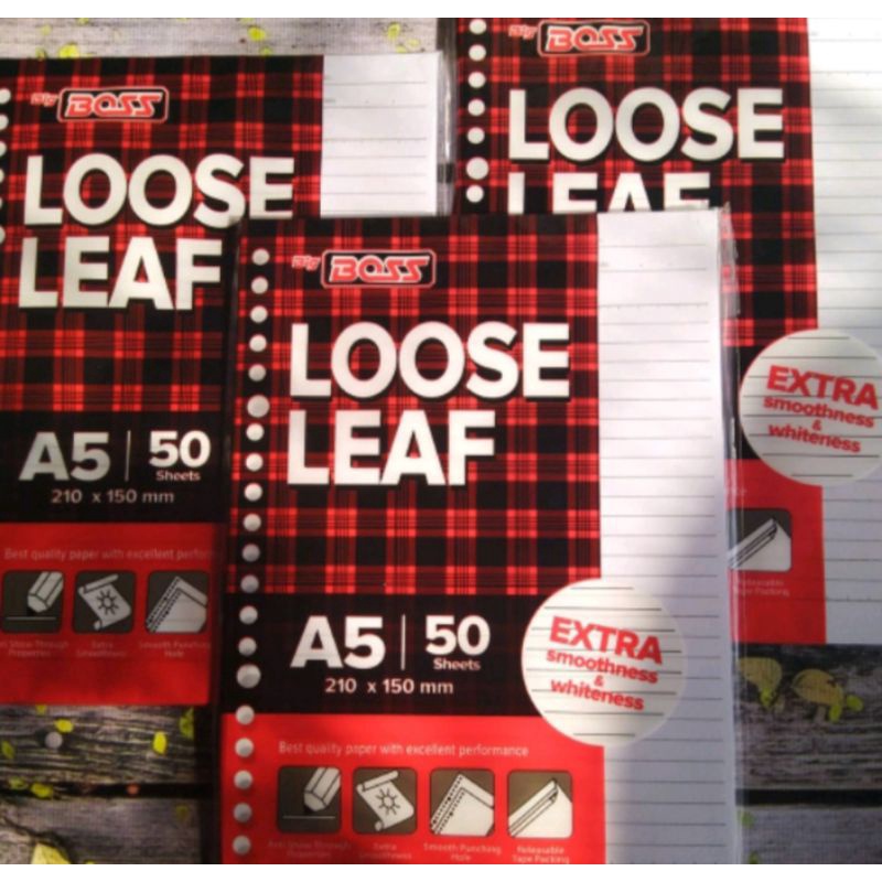 

Isi Binder Loose Leaf A5 isi 50 lembar
