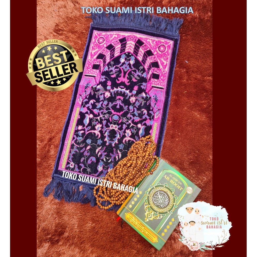 Sajadah Platinum 12 mm milimeter / 210 Gram Grade B 35x60 Cm Super Tebal Arbain Rawdah Yakar Karpet