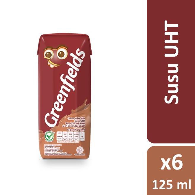 

（DIKIRIM DARI JAKARTA） Greenfields Choco Malt 125ml - Multipack of 6